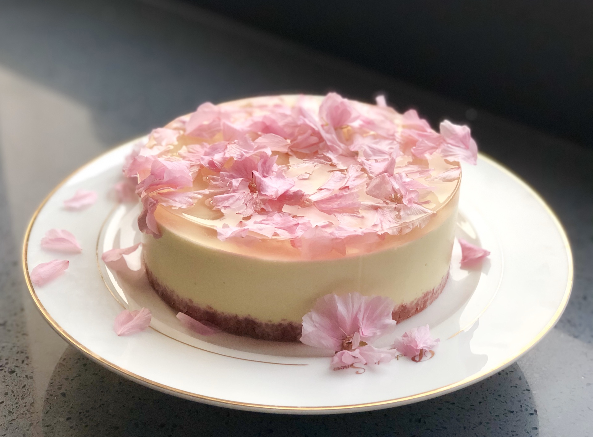 樱花酸奶慕斯蛋糕怎么做