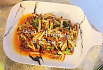 韭黄肉丝的做法