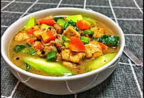 鲜蔬肉末豆腐赤味噌汤的做法