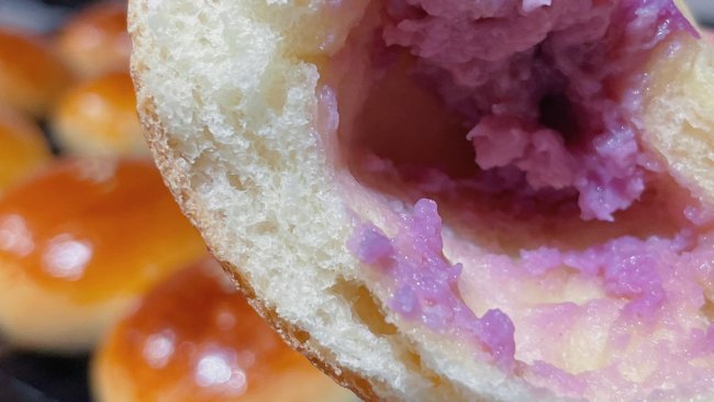 #带着美食出去浪#香芋面包～芋头甜点中的内卷之王的做法