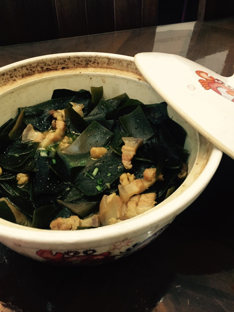 海带煲肉的做法