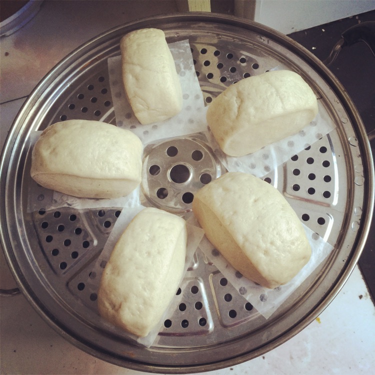 自制美味荞麦馒头（面包机和面版）