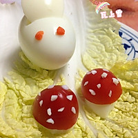 鸡蛋「爱吃蘑菇的小白兔」的做法图解5