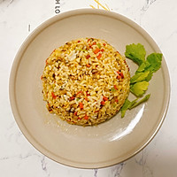 黄金鳗鱼蛋炒饭 鲜掉眉毛的饭的做法图解5