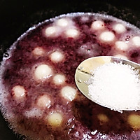 #硬核菜谱制作人#紫米酒酿小丸子的做法图解7