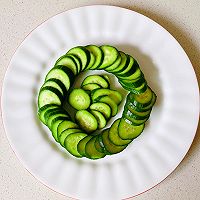 #少盐饮食 轻松生活#黄瓜醋海蜇的做法图解4