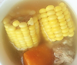 排骨胡萝卜玉米汤的做法