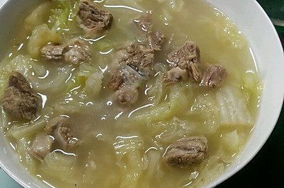 羊肉白菜汤