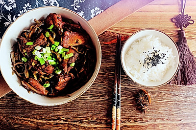 回味无穷下饭菜：干豆角炖排骨