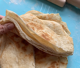跟着婆婆学的千层油饼的做法