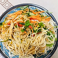 #一周减脂不重样#鸡丝凉面的做法图解5