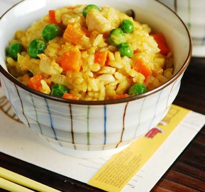 奶香咖喱鸡饭