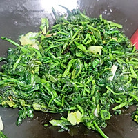 #向往的生活 就是外婆乡#清炒野腊菜的做法图解5