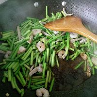 蒜苔虾仁炒肉的做法图解13