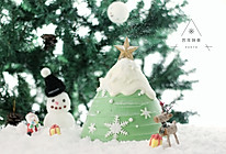 圣诞树枫糖戚风奶油蛋糕的做法