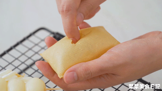 泡泡烤豆皮 | 网红零食的做法图解11
