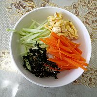 快手早餐之拌饭的做法图解5