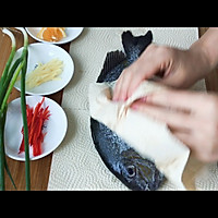 #美食视频挑战赛#清蒸花金鼓鱼的做法图解2