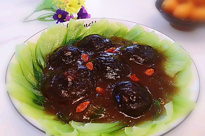 青菜扒蘑菇