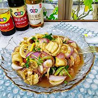 #味达美·名厨汁味正当夏#减脂瘦身美食～冰镇凉拌鱿鱼的做法图解12