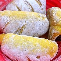 延時發酵包—南瓜半麥麵包的做法图解24