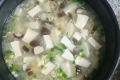 香菇豆腐肉沫羹