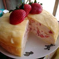 草莓千层蛋糕的做法图解4