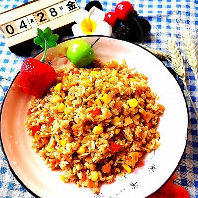 金包银鸡蛋炒饭