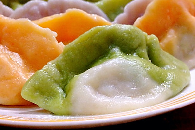 彩色水饺