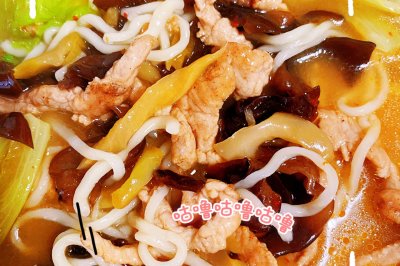 榨菜肉丝面