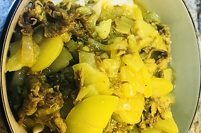 小花儿营养系列----咖喱土豆肥牛面