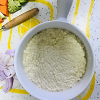 杂蔬高蛋白豆腐烘蛋的做法图解2