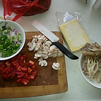 鸡肉芝士焗饭简易改良烤箱版本的做法图解1