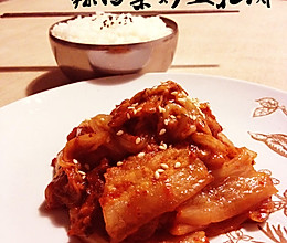江南style，辣白菜炒五花肉的做法
