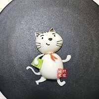 【餐盘画】小猫开学啦的做法图解5