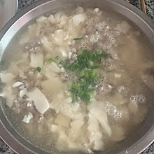 内酯豆腐肉沫汤