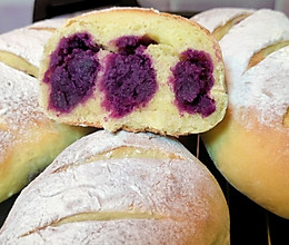 紫薯欧包的做法