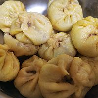 玉米白面牛肉圆葱包子的做法图解11