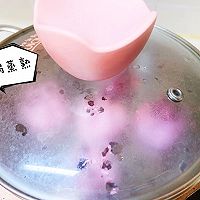 宝宝辅食食谱    蜜豆小花糕的做法图解7