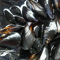 淡菜的新吃法灬葱油淡菜 （黑牡丹）的做法图解1