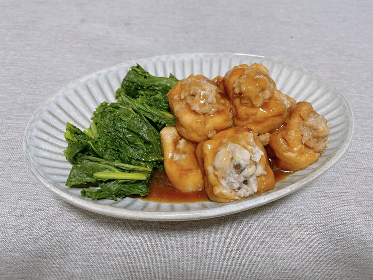 日本口味の油豆腐塞肉的做法