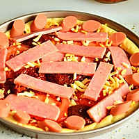 番茄火腿披萨的做法图解6