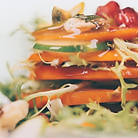 鲜柿时蔬果仁沙拉的做法图解11