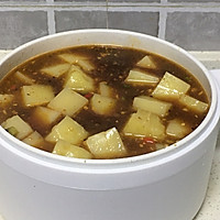 #不容错过的鲜美滋味#肉末烧米豆腐的做法图解6
