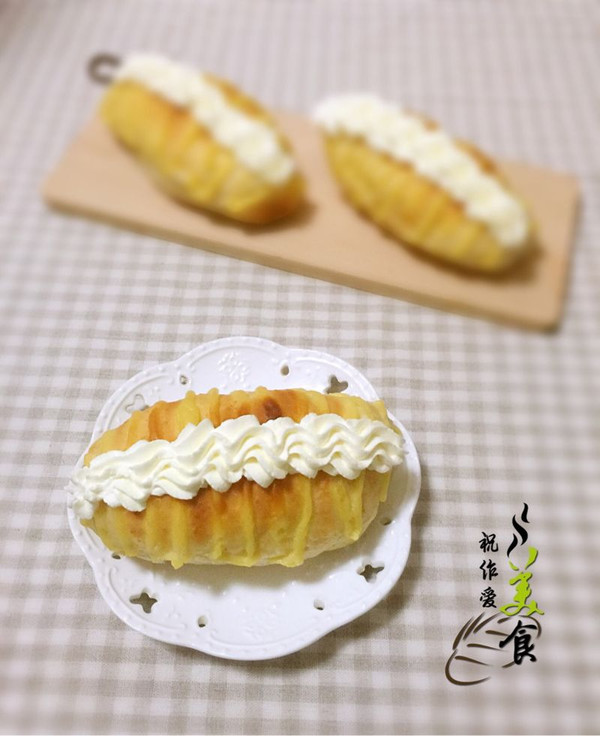 鲜奶油全麦面包
