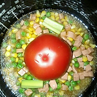 番茄蒸饭的做法图解2