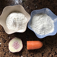 彩色粒粒面  九月龄婴儿辅食的做法图解1