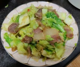 腊肉包菜#快速GET丰盛春节家宴#