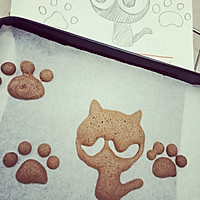 创意小猫小爪绘图蛋糕卷的做法图解8