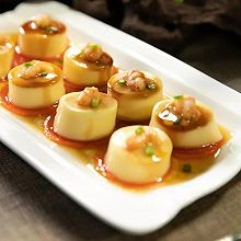 又滑又嫩，大人小孩都爱吃的虾仁玉子豆腐！